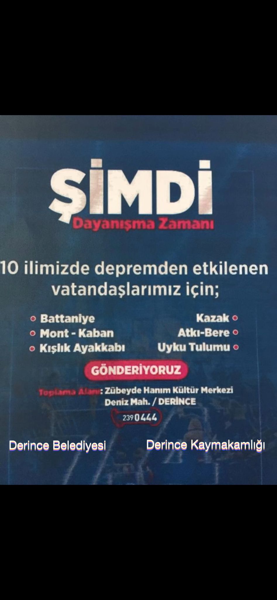 Lütfen! kullanılmış eşya getirmeyiniz, kabul edilmeyecektir.